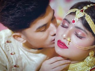 Indian onlangs weds, Saree Suhagraat sexual connection