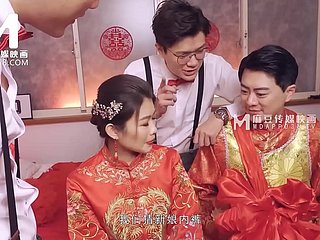 MODELEDIA ASIA-Lewd Wedding Scene-Liang Yun Fei-MD-0232 Il miglior dusting porno asiatico originale