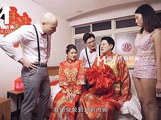 ModelMedia Ásia - cena do casamento lasciva - Liang Yun Fei - MD -0232 - Melhor vídeo pornô da Ásia new da Ásia