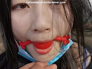 Menina Chinesa Ao Ar Livre Vassalage Pornô Amador