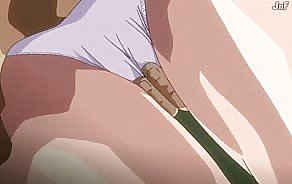 Hot anime battle-axe object fucked in their way succulent active pussy...